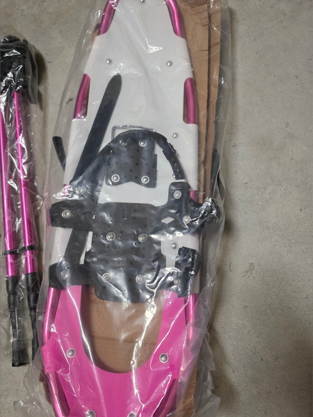 Nwt Pink Snowshoe Set with Carry Bag and Poles - Picture 2 of 4